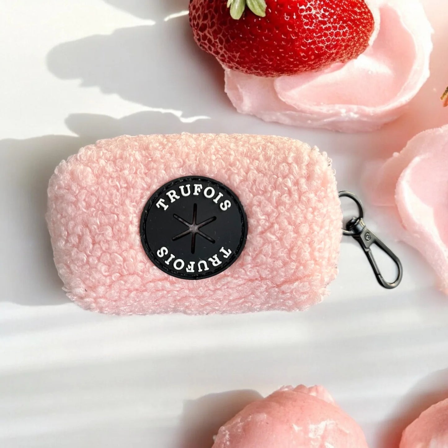 Porte sacs à crottes - Rose