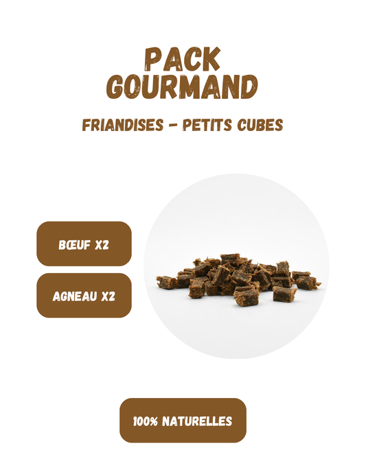 PACK GOURMAND - Petits cubes