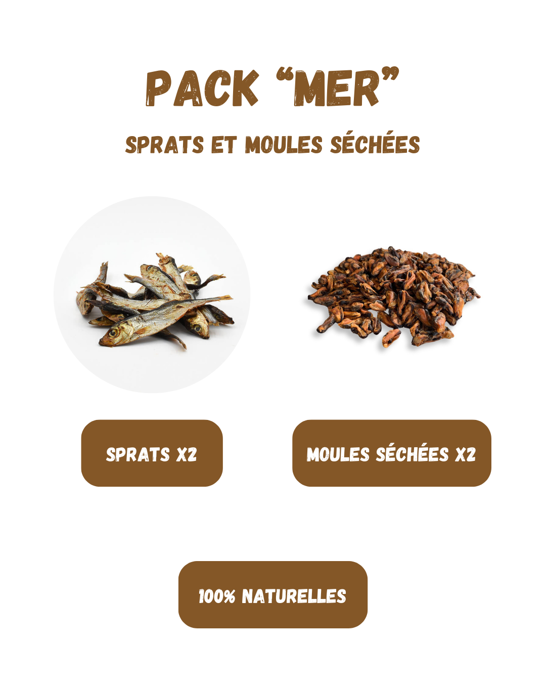 PACK « MER » - Sprats et moules